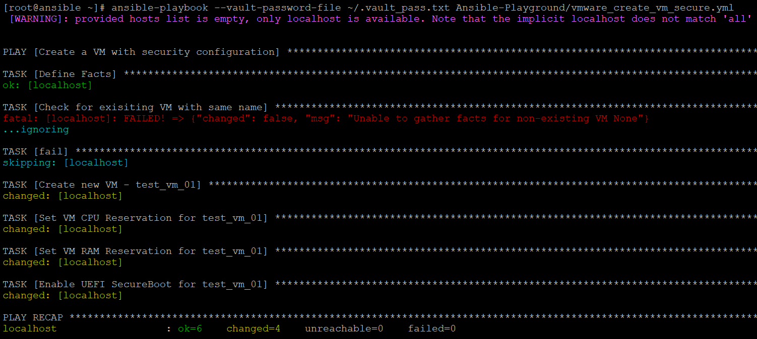 Featured image of post vSphere VM Security Configuration with Ansible