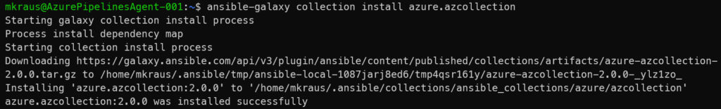 Azure Automation with Ansible - Azure.Azcollection